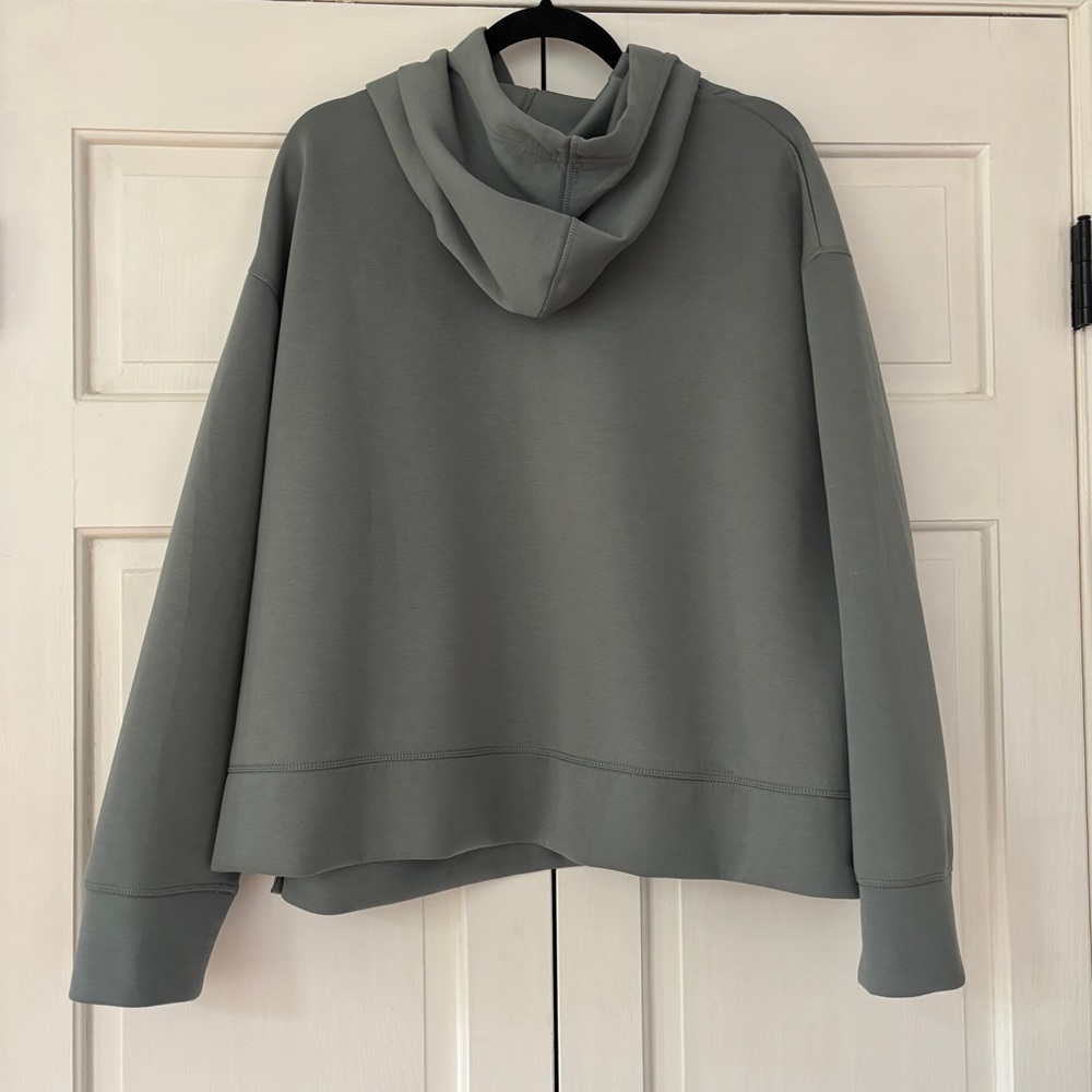 Avia Sage Green Hoodie Plus Size 3X 22 Soft Cozy Athleisure Zip Vent Sweatshirt - Picture 7 of 8